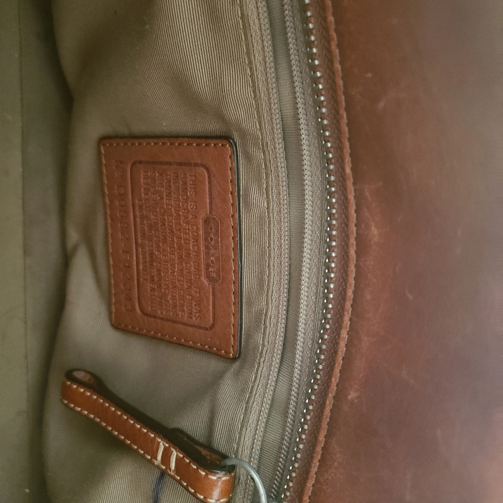 COACH leather handbag